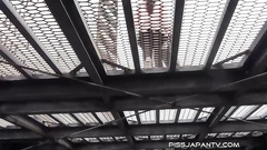 Japanese girl doesn’t know to piss on spy cam