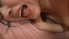 Skinny Japanese doll screams from deep anal fuck
