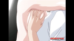 Porn anime girls are pleasing their teacher with depthroat blowjob