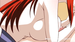 Teen hentai cartoon slut Erza loves to deepthroat big dick