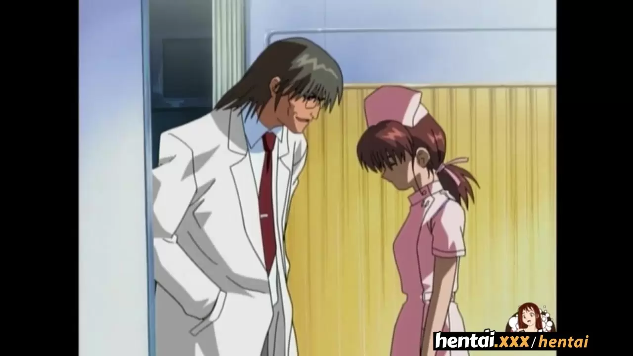 Japanese Cartoon Nurse - Perverted Japanese hentai doctor punishes his nurse assistants with rough  fuck