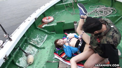 Wonderful Asian teen chick Nonoka Kaede enjoys hardcore fuck in the boat