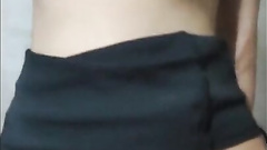 GF ready to get off with his cock in her opening